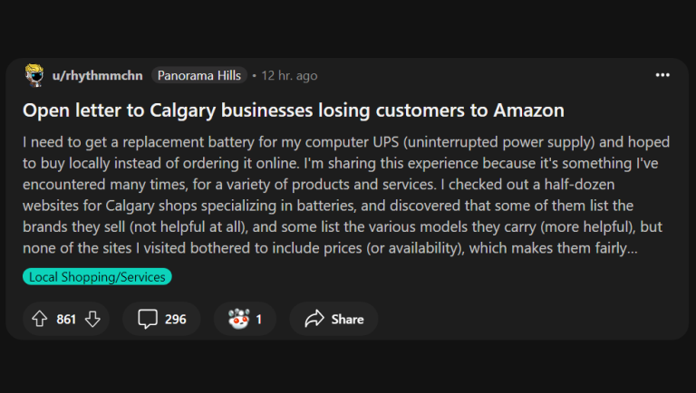 Is Amazon Killing Your Business? A customer tells you why.
